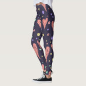 Pattern Hearts Colorful Girly Modern Cute Leggings (Links)