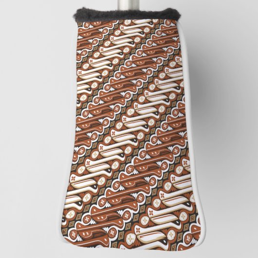 Pattern Indonesische batik Golfheadcover (Draai 90)
