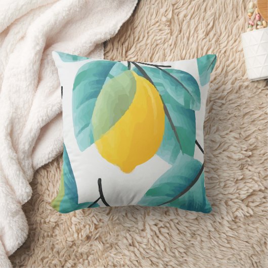 Pattern Lemon Fruit Kussen (Deken)