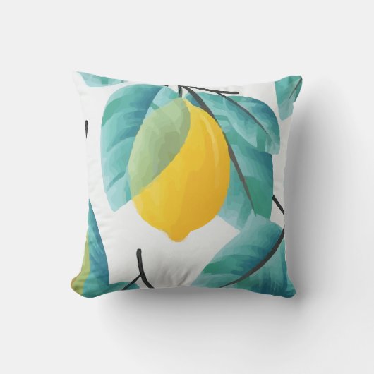 Pattern Lemon Fruit Kussen (Voorkant)