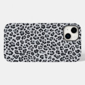 Pattern Leopard Print Gray Case-Mate iPhone Case (Achterkant (horizontaal))