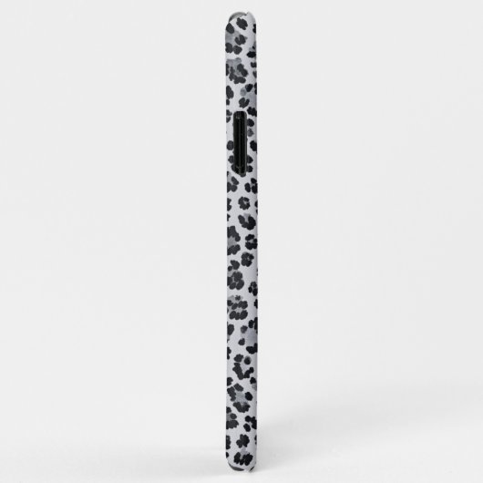 Pattern Leopard Print Gray Case-Mate iPhone Case (Achterkant/rechts)