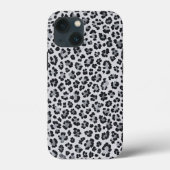Pattern Leopard Print Gray Case-Mate iPhone Case (Achterkant)