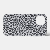 Pattern Leopard Print Gray Case-Mate iPhone Case (Achterkant (horizontaal))