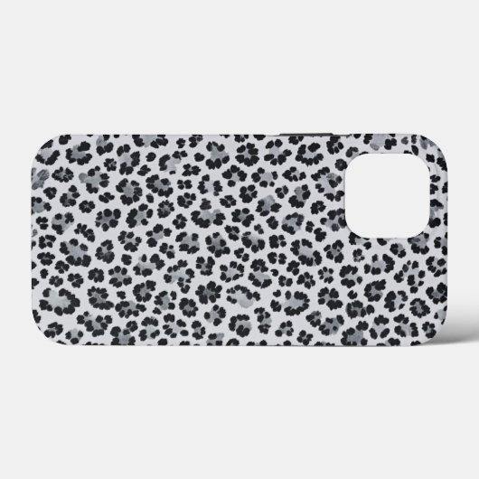 Pattern Leopard Print Gray Case-Mate iPhone Case (Achterkant (horizontaal))