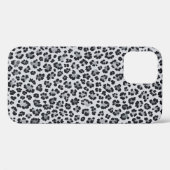 Pattern Leopard Print Gray Case-Mate iPhone Case (Achterkant (horizontaal))