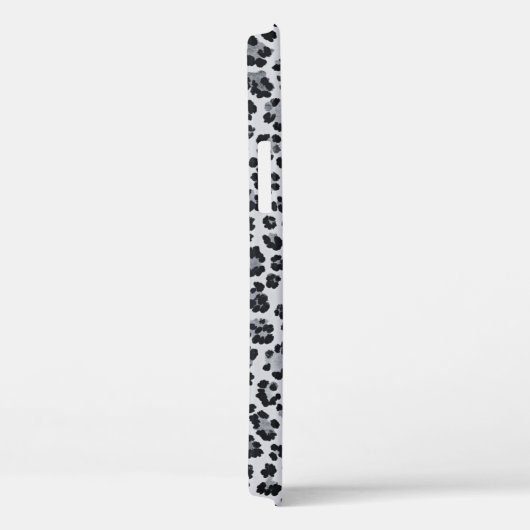 Pattern Leopard Print Gray Case-Mate iPhone Case (Achterkant / Rechts)