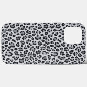 Pattern Leopard Print Gray Case-Mate iPhone Case (Achterkant (horizontaal))