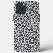 Pattern Leopard Print Gray Case-Mate iPhone Case (Achterkant)