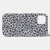 Pattern Leopard Print Gray Case-Mate iPhone Case (Achterkant (horizontaal))