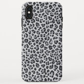 Pattern Leopard Print Gray Case-Mate iPhone Case (Achterkant)