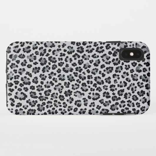 Pattern Leopard Print Gray Case-Mate iPhone Case (Achterkant (horizontaal))