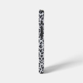 Pattern Leopard Print Gray iPhone Hoesje (Linkerkant)