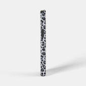 Pattern Leopard Print Gray iPhone Hoesje (Rechterkant)