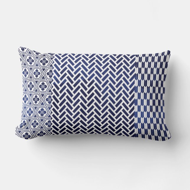 Pattern Lumbar Japanse Pillow Kussen (Voorkant)