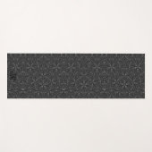 Pattern Modern Black Sparkle White, speciaal geper Yogamat (Voorkant (horizontaal))