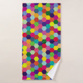 Pattern Modern Colorful — Mode spring hipster Badhanddoek (Badhanddoek)