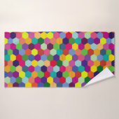 Pattern Modern Colorful — Mode spring hipster Badhanddoek (Badhanddoek)