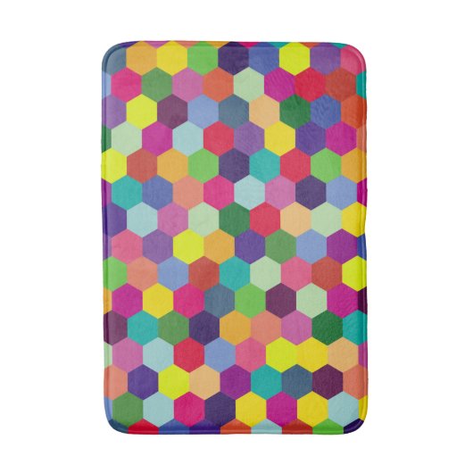 Pattern Modern Colorful — Mode spring hipster Badmat (Voorkant Verticaal)