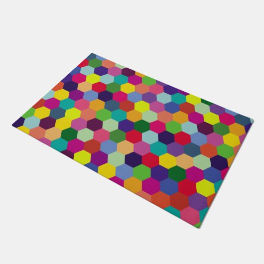 Pattern Modern Colorful — Mode spring hipster Deurmat (Schuin)