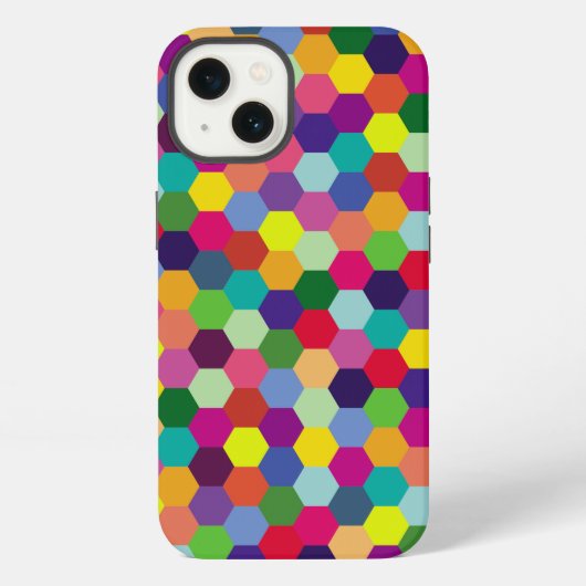 Pattern Modern Colorful — Mode spring hipster iPhone Hoesje (Achterkant)