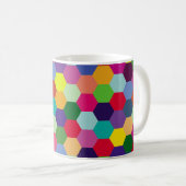 Pattern Modern Colorful — Mode spring hipster Koffiemok (Voorkant rechts)