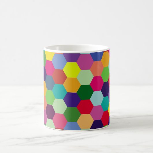 Pattern Modern Colorful — Mode spring hipster Koffiemok (Center)