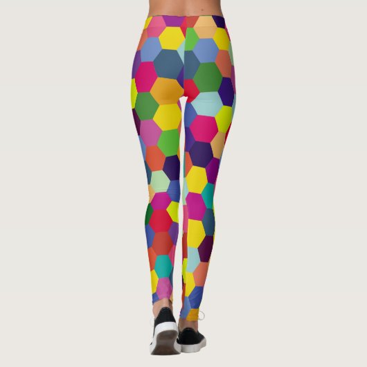 Pattern Modern Colorful — Mode spring hipster Leggings (Achterkant)