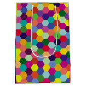 Pattern Modern Colorful — Mode spring hipster Medium Cadeauzakje (Achterkant)
