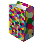 Pattern Modern Colorful — Mode spring hipster Medium Cadeauzakje (Achterkant Gekanteld)