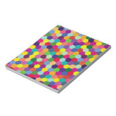 Pattern Modern Colorful — Mode spring hipster Notitieblok (Linkerzijde)