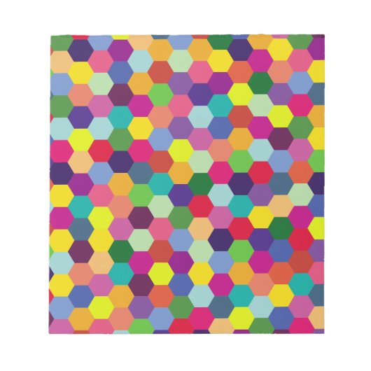 Pattern Modern Colorful — Mode spring hipster Notitieblok (Voorkant)