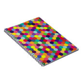 Pattern Modern Colorful — Mode spring hipster Notitieboek (Rechterzijde)