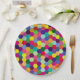 Pattern Modern Colorful — Mode spring hipster Papieren Bordje