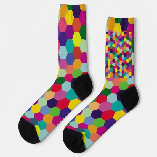 Pattern Modern Colorful — Mode spring hipster Sokken (Links)
