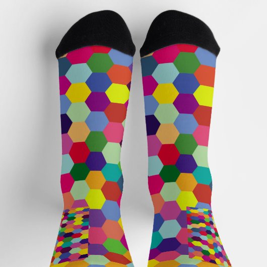 Pattern Modern Colorful — Mode spring hipster Sokken (Top)