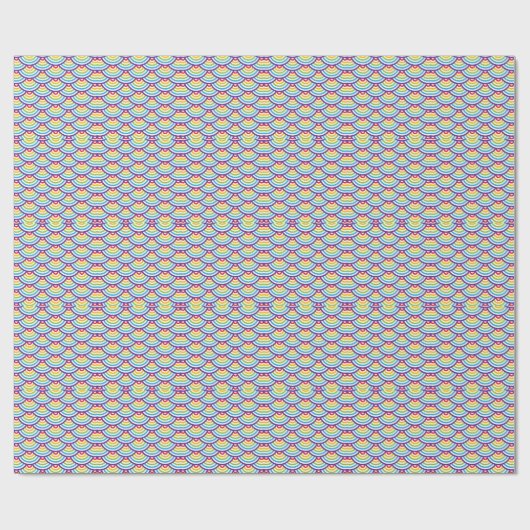Pattern Modern Stylish Geometric Cadeaupapier (Vlak)