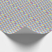 Pattern Modern Stylish Geometric Cadeaupapier (Hoek)