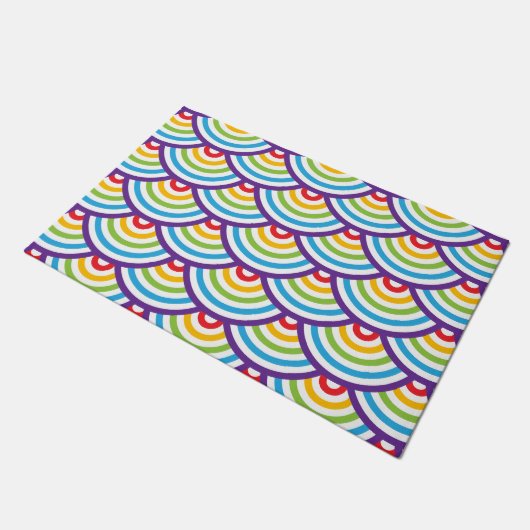 Pattern Modern Stylish Geometric Deurmat (Schuin)