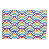 Pattern Modern Stylish Geometric Kussensloop (Achterkant-Links)