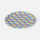 Pattern Modern Stylish Geometric Papieren Bordje (Gekanteld)