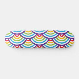 Pattern Modern Stylish Geometric  Persoonlijk Skateboard