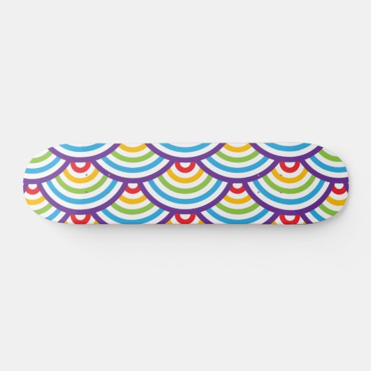 Pattern Modern Stylish Geometric  Persoonlijk Skateboard (Horizontaal)