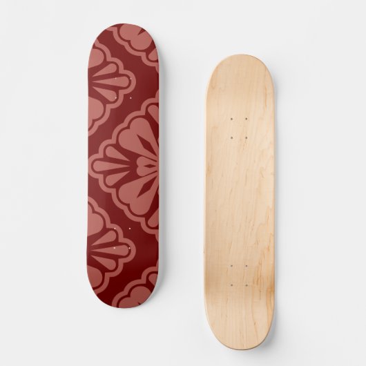 Pattern Modern Stylish Geometric Trendy Persoonlijk Skateboard (Voorkant)