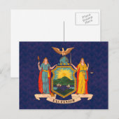 Pattern New Yorker Flag Briefkaart (Voorkant / Achterkant)