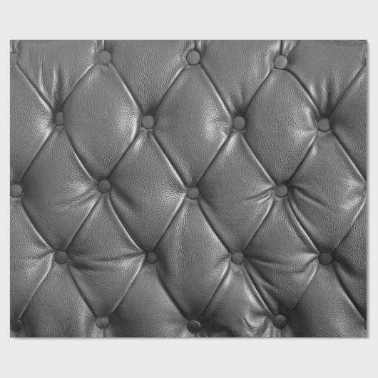 pattern of black genuine leather texture using as cadeaupapier (Vlak)