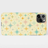 Pattern of colorful retro stars iPhone hoesje (Achterkant horizontaal)
