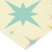 Pattern of colorful retro stars tafelkleed (Gekanteld)