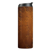 Pattern of genuine leather door upholsterydoor, go thermosbeker (Gedraaid links)