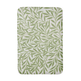 Pattern of green leafy branches  badmat